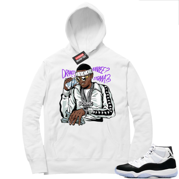 Soulja Boy Comeback Hoodie | Concord 11 | White Hoodie