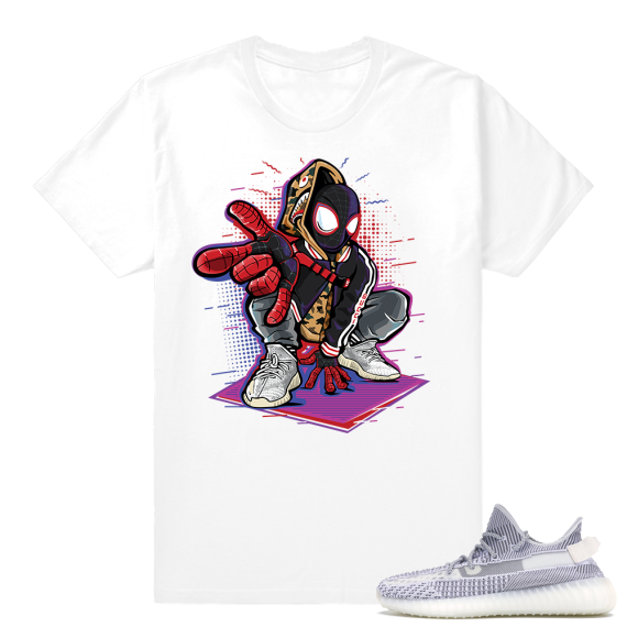 Static Yeezy 350 | Sneakerhead Spidey | White shirt