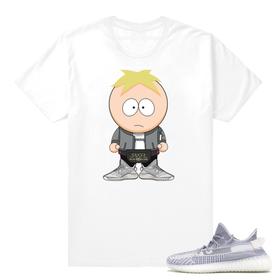 Static Yeezy 350 | Sneakerhead Butters | White shirt