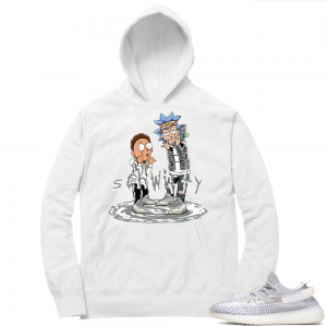 Static Yeezy 350 | Get Schwifty | White Hoodie