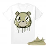 Yeezy Boost 350 V2 Sulfur shirt - White - Bear Drip