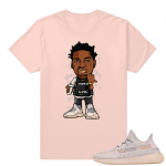 Yeezy 350 Synth | Kodak Black Glee | Light Pink Shirt