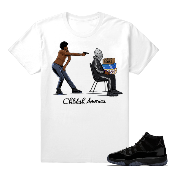 This is America Childish Gambino Shirt  Childish America  White Tee