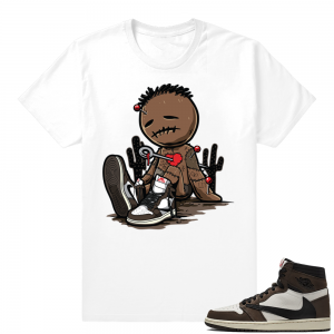 Travis Scott 1s | Sneakerhead Voodoo | White Shirt