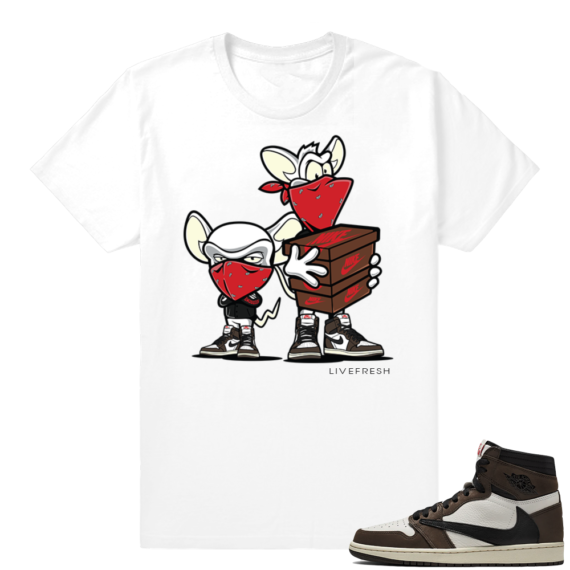 Travis Scott 1s | Sneaker Heist | White Shirt