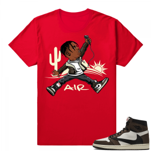 Travis Scott 1s | Air Travis | Red Shirt