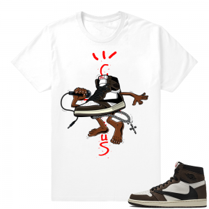 Travis Scott 1s | Fly Kicks | White Shirt