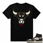 Travis Scott 1s | Rare Air Bull | Black Shirt