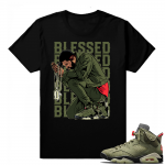 Travis Scott Jordan 6 Black shirt - Blessed