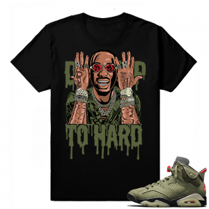 Travis Scott Jordan 6 Black Shirt - Drip Too Hard