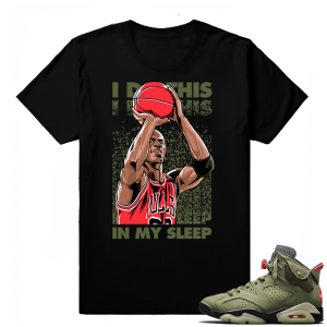 Travis Scott Jordan 6 Black Shirt - In My Sleep