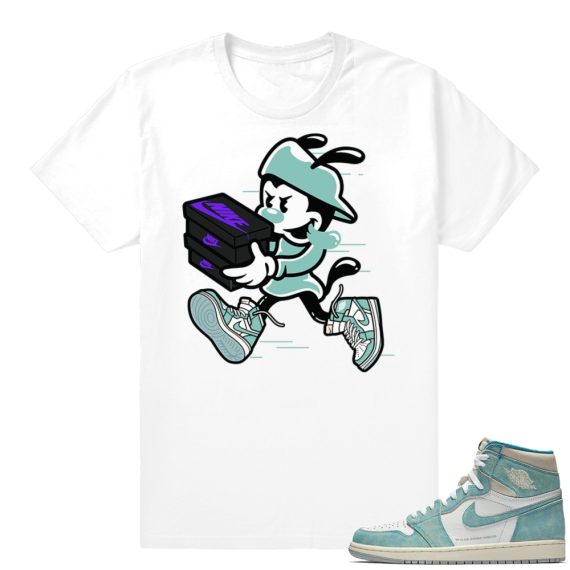 Turbo Green 1s | Double Up | White Shirt