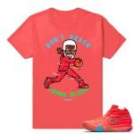 Uncle Drew Kyrie 4 Lucky Charms t shirt  Don't Reach  Coral Red Tee