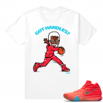 Uncle Drew Kyrie 4 Lucky Charms match shirt  Got Handles  White Tee