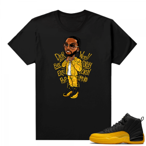 Sneaker shirts Gary Payton 12s - Black - Pop Smoke