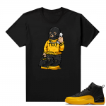 University Gold Jordan match shirts - Black - Trap Bear