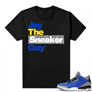 Varsity Royal Cement 3s shirt - Black - Jay The Sneaker Guy