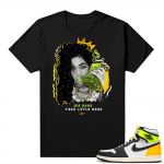 Volt Gold Shirts to match Jordan 1 - Black - Big Bank