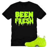 Volt Foamposite shirts |Been Fresh Sneaker Tee in Black