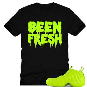 Volt Foamposite shirts |Been Fresh Sneaker Tee in Black