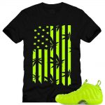 Volt Foamposite shirts |Plant Life Sneaker Tee in Black