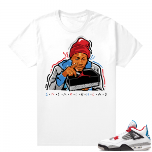 WHAT THE 4s shirt White - Sneakerhead Chapelle