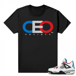 WHAT THE 4s shirt black - CEO Society