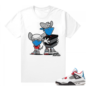 WHAT THE 4s shirt White - Sneaker Heist