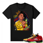 What the 5s Jordan Sneaker Tee Shirts - Black - Cash Is King