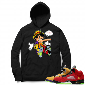 What the 5s Sneaker Hoodie - Black - No More Sneakers