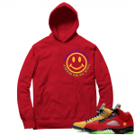 What the 5s Sneaker Hoodie - Red - Talk to Me Nicely