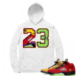 What the 5s Sneaker Hoodie - White - 23