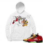 What the 5s Sneaker Hoodie - White - Finesse