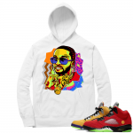 What the 5s Sneaker Hoodie - White - The WOO