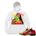 What the 5s Sneaker Hoodie - White - Time is Money