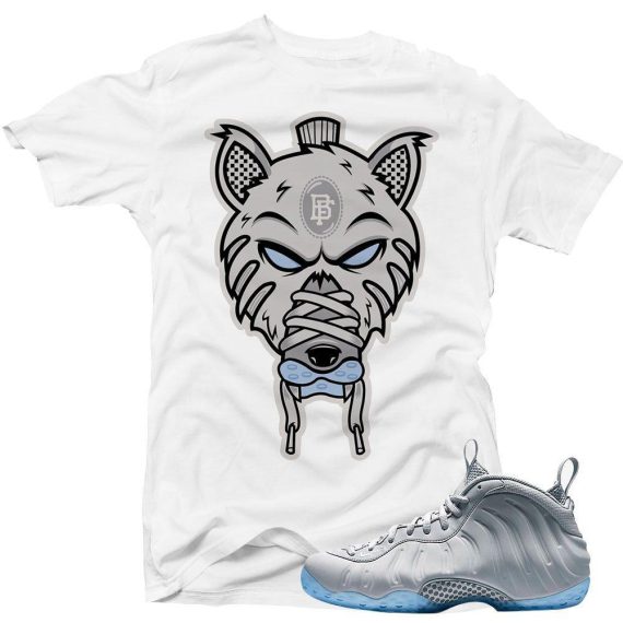 Wolf Grey Foams shirts to match 'Wolf Grey' White Sneaker Tees shirt