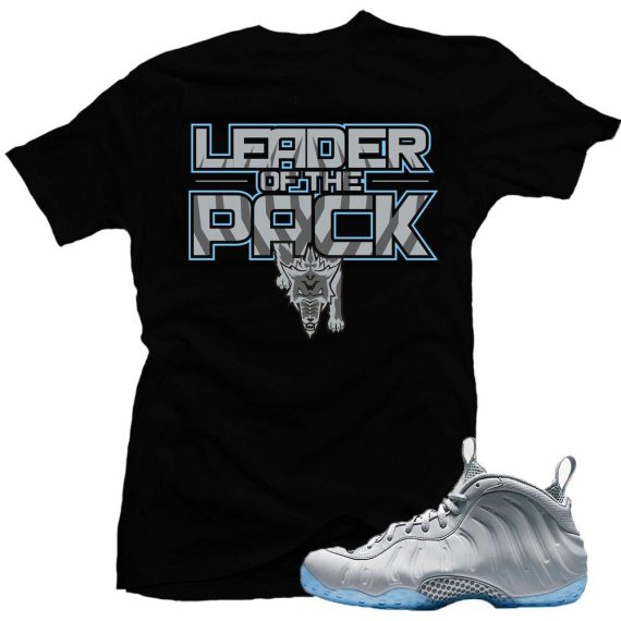 Wolf Grey Foams t shirt to match 'Leader of the Pack' Black t shirt