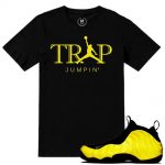 Wutang Foamposite shirts to match 'Trap Jumpin' sneaker tees shirt Black