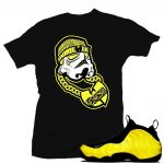 Wutang Foamposite shirts to match Wu Fresh sneaker tees shirt Black