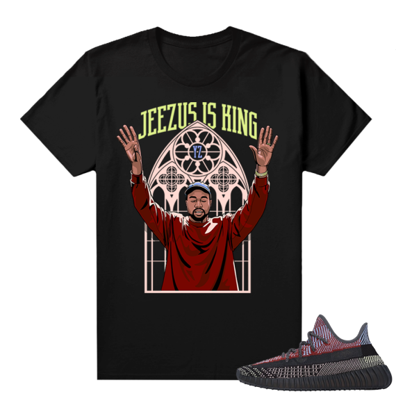 Yecheil Yeezy 350 shirt black - Jesus Is King