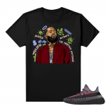 Yecheil Yeezy 350 shirt black - Nipsey Tribute