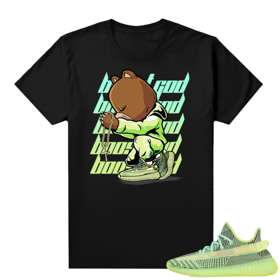 Yeezreel Yeezy 350 shirt black - Boostgod Sply Bear