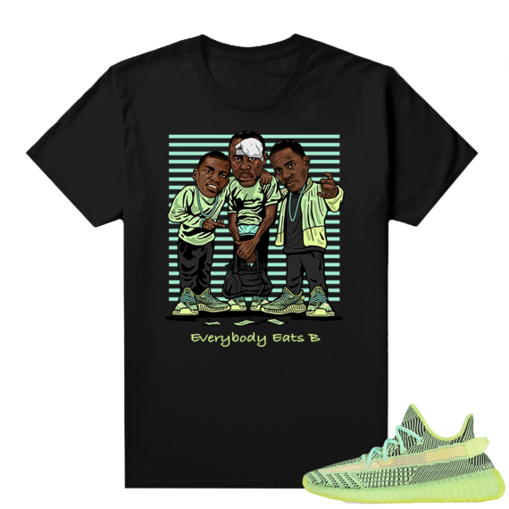 Yeezreel Yeezy 350 shirt black - Everybody Eats B