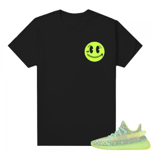 Yeezreel Yeezy 350 shirt black - Fake Love Smiley