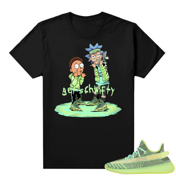 Yeezreel Yeezy 350 shirt black - Get Schwifty