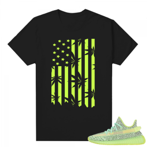 Yeezreel Yeezy 350 shirt black - Kush Flag