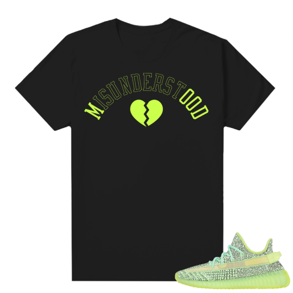 Yeezreel Yeezy 350 shirt black - Misunderstood