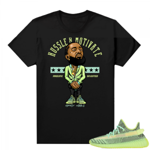 Yeezreel Yeezy 350 shirt black - Nipsey Hussle Motivate