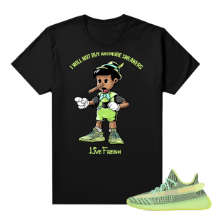 Yeezreel Yeezy 350 shirt black - Pinocchio