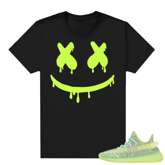 Yeezreel Yeezy 350 shirt black - Smiley Drip